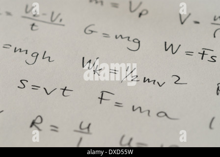 Stock Image Formulas Formulas of number Stock Photo - Alamy