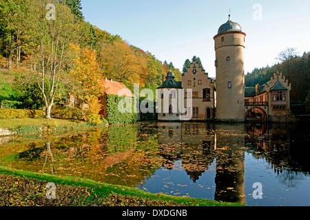 Mespelbrunn Castle, Mespelbrunn Stock Photo