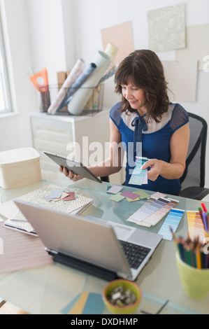 Female business owner at work Stock Photo