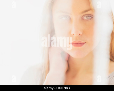 Portrait of young blond woman Stock Photo
