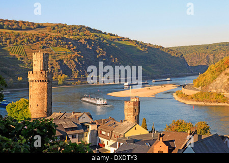 River Rhine, Oberwesel Stock Photo