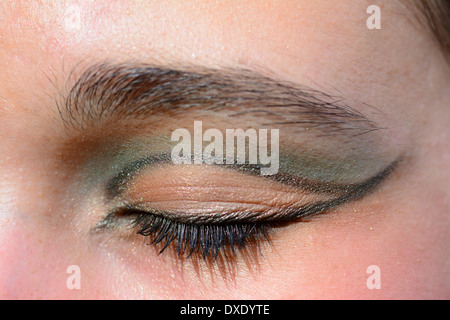 Eye makeup, eyelid Stock Photo