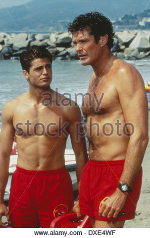 DAVID HASSELHOFF BAYWATCH (1989 Stock Photo, Royalty Free Image ...