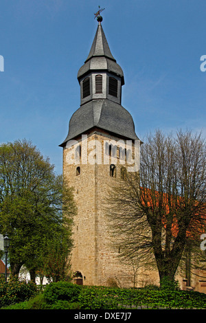 Protestant Old Town Church 1150 basilica was built in Romanesque style 1330 rebuilding in Gothic style 1310 Passion altar was Stock Photo