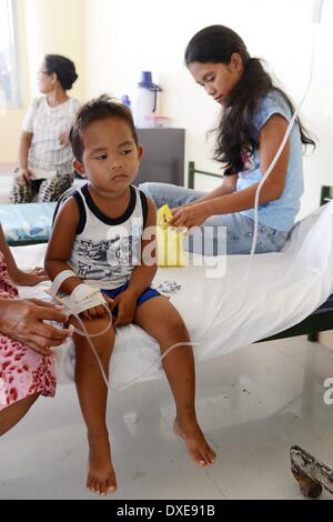 The hospital in Palo on the Island  Leyte on the Philippines, 10.03.2014. This hospital is getting supported from the helporganisation Unicef.   Typhoon Haiyan tore through the eastern and central Philippines beginning 08 November 2013 flattening homes toppling power lines and knocking out communications. Photo: Frank May Stock Photo