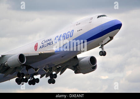 CHINA AIRLINES CARGO 中華航空 747-400F 1/400 Air China Cargo Boeing 747-400F Interactive B-2476 Gemini