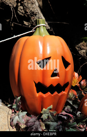 It's a photo of a decoration for a Halloween party at the end of October on the 31rst. It's scary and funny Stock Photo