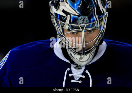 Ottawa Senators goalie Ben Bishop stretches during pre season training camp in Ottawa Ont. Thursday January 17 2013. THE CANADIAN PRESS Adrian Wyld Stock Photo Alamy