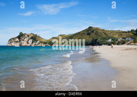 Hahei beach, Coromandel Peninsula, North Island, New Zealand Stock Photo