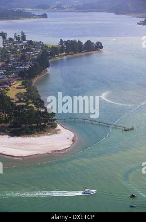 View of Pauanui, Tairua, Coromandel Peninsula, North Island, New Zealand Stock Photo