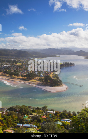 View of Pauanui, Tairua, Coromandel Peninsula, North Island, New Zealand Stock Photo