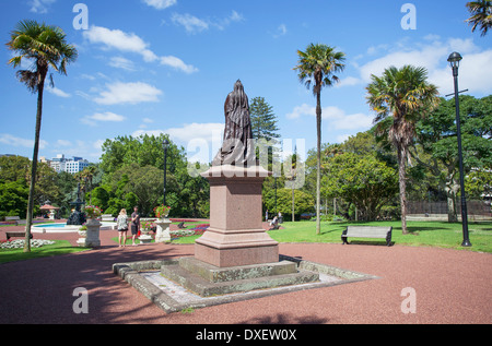Statue of Queen Victoria in Albert Park, Auckland, North Island, New Zealand Stock Photo