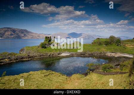 Coeffin castle, Isle of Lismore. Stock Photo