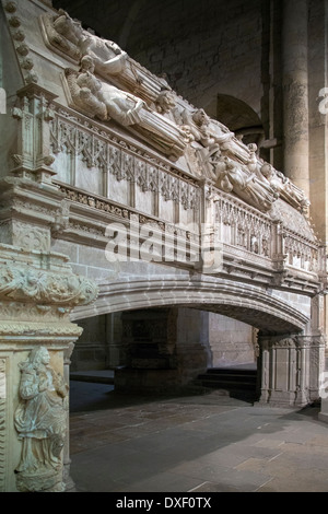 The Royal Tombs in the Abbey of the Cistercian Monastery of Santa Maria de Poblet - Catalonia region of Spain