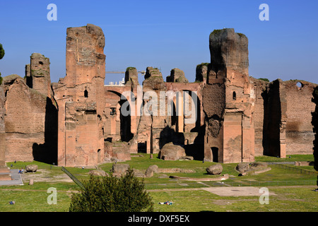 Italy, Rome, Terme di Caracalla, ancient roman baths Stock Photo