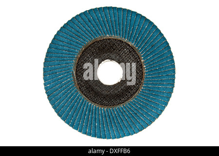Abrasive disks on a white background Stock Photo