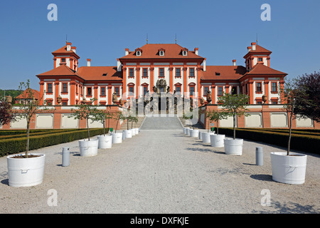 Troja Palace, Prague, Bohemia, Czech Republic, Europe Stock Photo