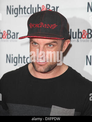 Las Vegas, Nevada, USA. 25th Mar, 2014. BMX pro and TV personality T J Lavin attends the official opening of the 2014 Nightclub and Bar Convention & Trade show on March 25, 2014 at the Las Vegas Convention Center in Las Vegas, Nevada Credit:  Marcel Thomas/ZUMAPRESS.com/17�Թ����� Live News Stock Photo