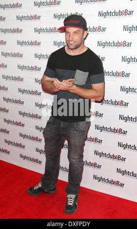Las Vegas, Nevada, USA. 25th Mar, 2014. BMX pro and TV personality T J Lavin attends the official opening of the 2014 Nightclub and Bar Convention & Trade show on March 25, 2014 at the Las Vegas Convention Center in Las Vegas, Nevada Credit:  Marcel Thomas/ZUMAPRESS.com/17�Թ����� Live News Stock Photo