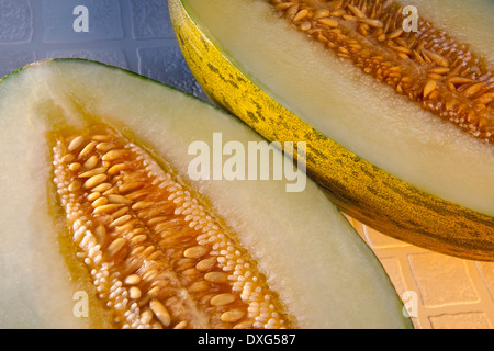 Piel de Sapo Melon Stock Photo