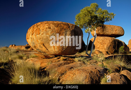 Devils Marbles, near Tennant Creek, Northern territory, Australia Stock Photo