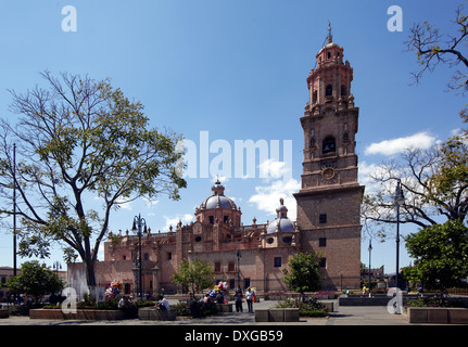 America, Mexico, Michoacan state, Morelia city, Catedral Stock Photo