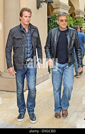 Rande Gerber and George Clooney out and about in Beverly Hills Los ...