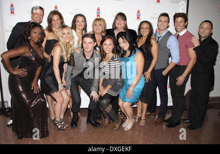 Jim Caruso, Kristy Cates, Ashley Brown, Lorna Luft, Ann Hampton Callaway, Natalie Toro, Scott Nevins, Nick Adams, Steven Brinberg, Saycon Sengbloh, Kelly King, Von Smith, Alexa Green and Erin Quill After party for 'Hello Gorgeous!' - a salute to the Streisand songbook, held at Hunter College - Arrivals Where: New York City, United States When: 14 Oct 2012 Stock Photo