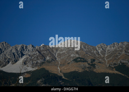 View to the Nordkette from Innsbruck Stock Photo