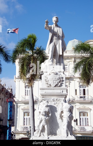 Jose Marti Monument Parque Central Havana Cuba Stock Photo