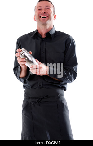 Bartender shaking cocktail shaker
, Stock Photo