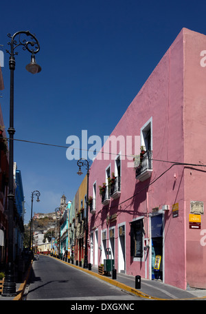 América, Mexico, Puebla state, Atlixco village, the historical colonial center Stock Photo
