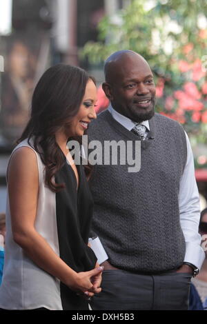 'Dancing with the Stars: All-Stars' Emmitt Smith and his partner Cheryl Burke Celebrities at The Grove to appear on entertainmen Stock Photo