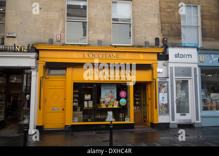 L'Occitane en Provence soap lotion posh shop front Stock Photo