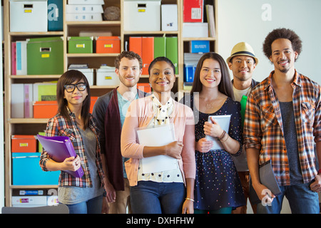 Portrait of confident creative business people in office Stock Photo