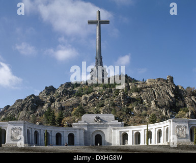 Spain. Madrid. Valley of the Fallen (Valle de los Caidos) By Pedro Muguruza (1893-1952) and Diego Mendez (1906-1987). Stock Photo