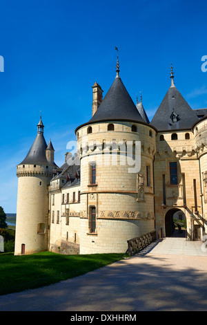 15th century castle Château de Chaumont, acquired by Catherine de Medici in 1560. Chaumont-sur-Loire, Loir-et-Cher, France Stock Photo