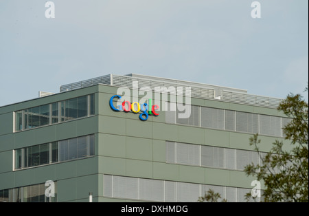 Office of the Google European headquarters in Zurich, Switzerland. Stock Photo
