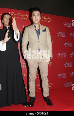 Hong Kong, China. 25th Mar, 2014. Actor Donnie Yen promotes film Ye Wen 3 in Hong Kong, China on Tuesday March 25, 2014. © TopPhoto/Alamy Live News Stock Photo