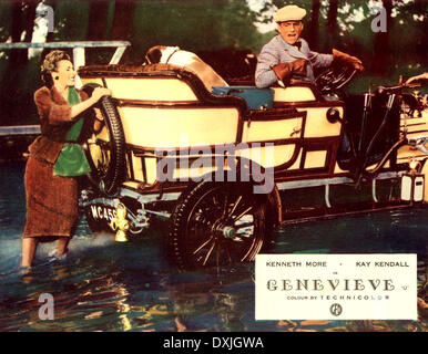 GENEVIEVE (BR1953) KAY KENDALL AND KENNETH MORE IN THE SPYKE Stock Photo