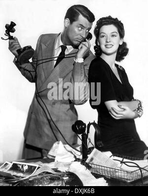 HIS GIRL FRIDAY Stock Photo