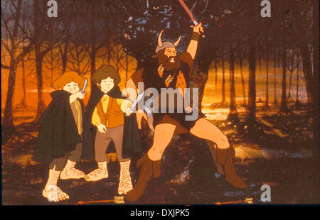 THE LORD OF THE RINGS (US1978) ANIMATED FEATURE MERRY, PIPPI Stock Photo