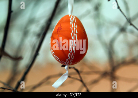 Easter holiday, Easter egg, painted egg, Folk motif Stock Photo