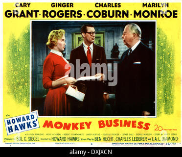 MONKEY BUSINESS (US1952) MARILYN MONROE, CARY GRANT, CHARLES Stock Photo