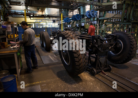 Tatra, production trucks, Koprivnice Czech Republic Stock Photo