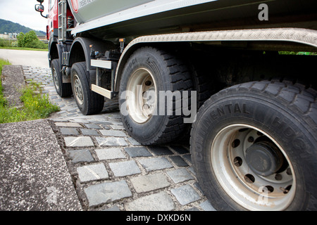 Tatra truck on the test polygon, Koprivnice Czech Republic Stock Photo