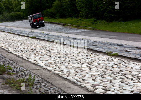 Tatra truck on the test polygon, Koprivnice Czech Republic Stock Photo