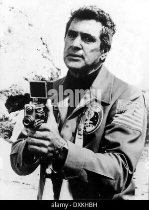 THE MARTIAN CHRONICLES (1980) ROCK HUDSON as Colonel John Mi Stock Photo