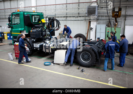 Tatra, production trucks, Koprivnice Czech Republic automotive industry Stock Photo