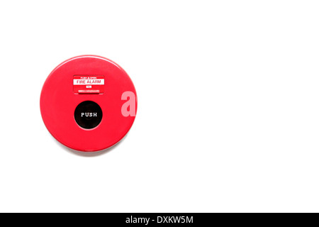 Fire Alarms tool isolated on white background. Stock Photo